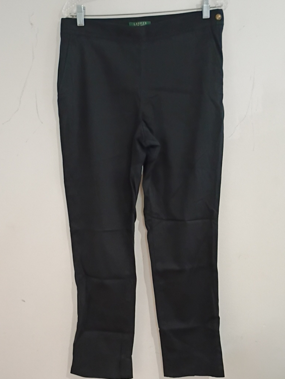 Ralph Lauren Straight Leg Black Women's Pants